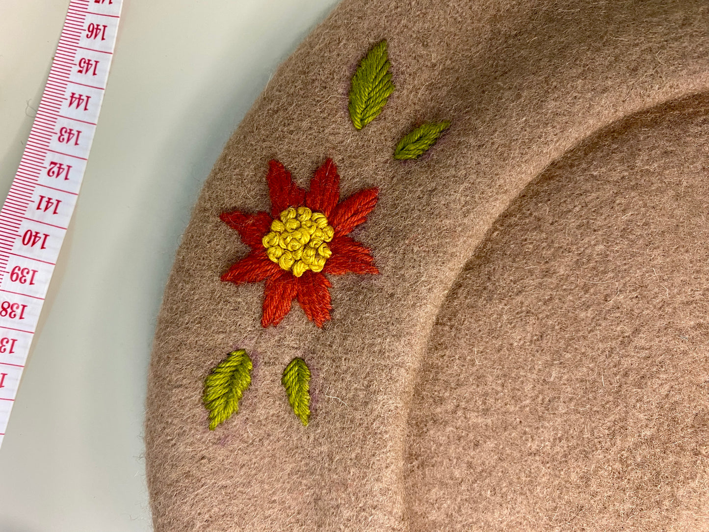 Hand-embroidered basque