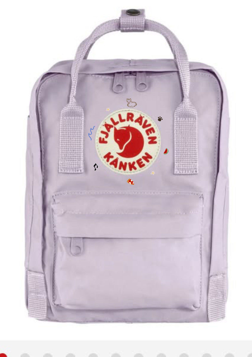 Ricamo personalizzato su Mini Kanken