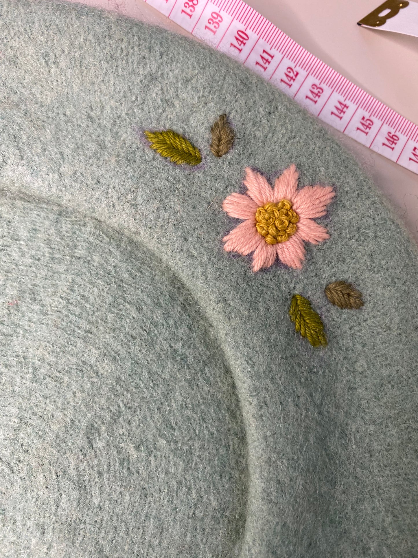 Hand-embroidered basque
