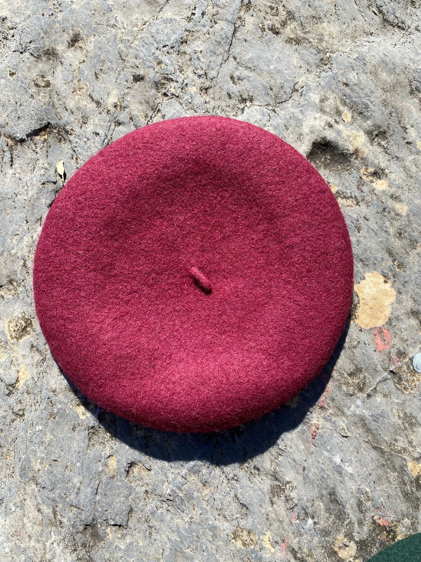Hand-embroidered beret