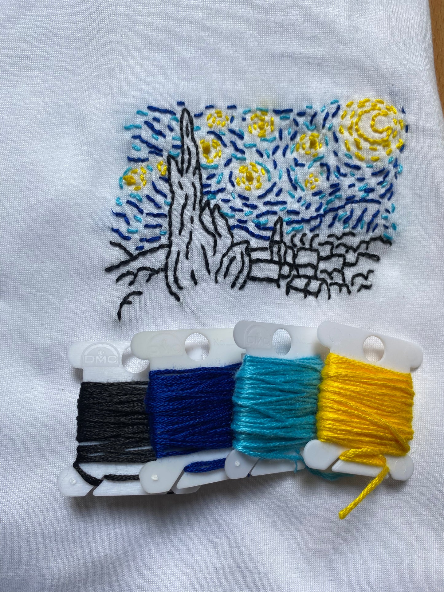 Starry night t-shirt