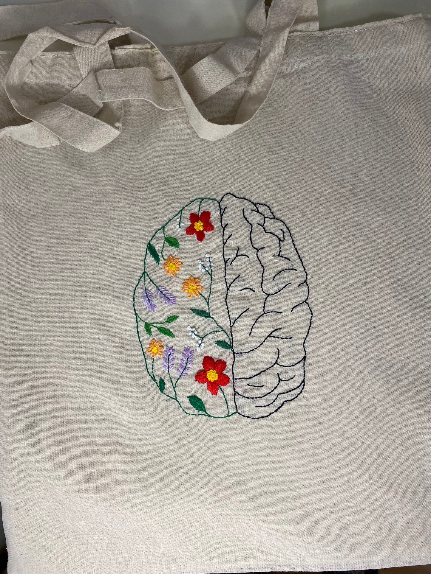 Blooming Brain tote bag