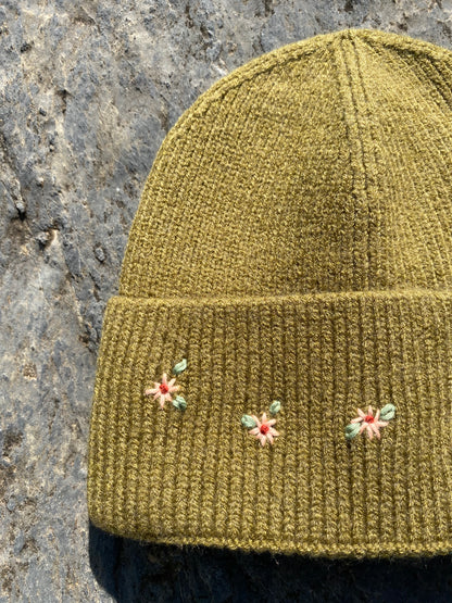 Beanie floreale